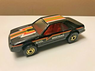 1979 Hot Wheels The Hot Ones Ford Mustang Svo Gold Wheels Black Red Yellow
