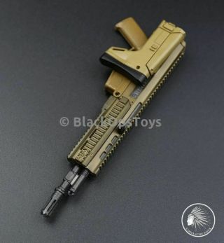 Rare 1/6 Scale Enhanced Remington ACR Magpul Masada Assault Rifle in Burnt Bronz 8