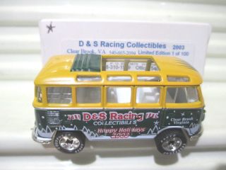 Matchbox 2001 - 2004 D&s Racing Collectibles Vw Volkswagen Bus Delivery Van Nubx