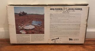 Vintage 1978 Rich Farmer Poor Farmer Board Game Box 100 Complete 7