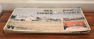 Vintage 1978 Rich Farmer Poor Farmer Board Game Box 100 Complete 8