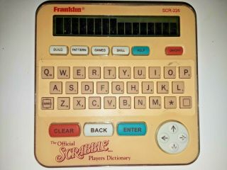 Franklin Official Scrabble Players Dictionary Deluxe Edition
