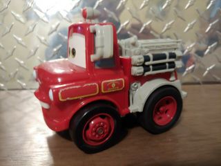Fisher Price Disney Pixar Cars Shake N Go Red Tow Mater Rescue Squad Firetruck 2