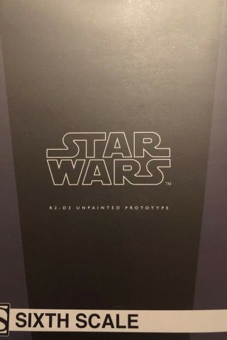 R2 - D2 Unpainted Prototype - Sideshow Collectibles Sixth Scale Figure