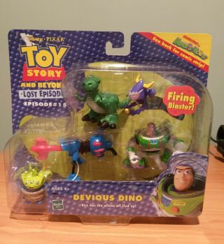 Toy Story And Beyond Lost Episodes 15 Devious Dino Nib Rare Collectable Buzz