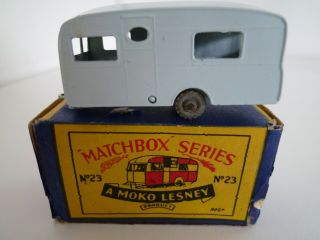 Moko Lesney No.  23a Berkeley Cavalier Caravan Issued 1956 Boxed Mw