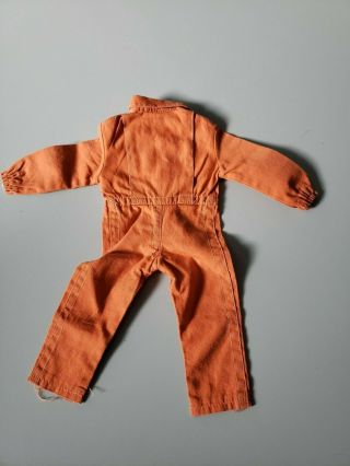 VIntage GI Joe 1964 Action Pilot Orange Flight Suit Made in Japan 2