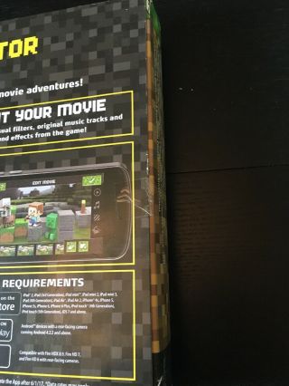 NIB Factory Minecraft Stop - Motion Movie Creator Kit w/ 4 Figures,  MORE 5