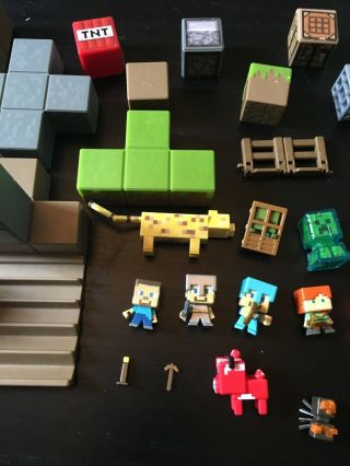 NIB Factory Minecraft Stop - Motion Movie Creator Kit w/ 4 Figures,  MORE 7