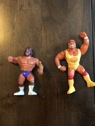 Wwf Hulk Hogan & Macho Man Randy Savage Figures 1991