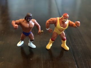 WWF Hulk Hogan & Macho Man Randy Savage Figures 1991 2