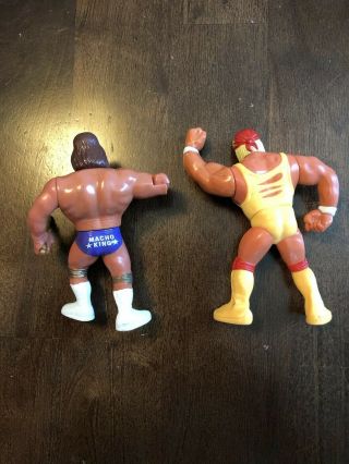 WWF Hulk Hogan & Macho Man Randy Savage Figures 1991 3