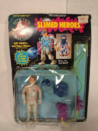 Vintage Kenner Real Ghostbusters Slimed Heroes Ray Stantz Figure Nib Read