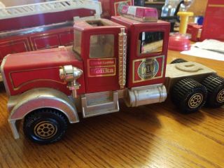 Vintage TONKA Hook and Ladder 1 Fire Engine Fire Truck Missing Extension Ladder 6