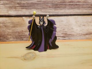 Disney Villain Sleeping Beauty Maleficent Evil Fairy Pvc Figure Cake Topper 4.  5 "