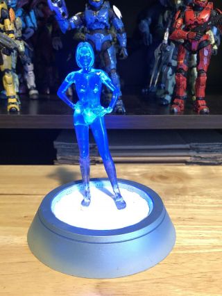 Mcfarlane Halo 3 Reach Video Game Action Figure Cortana CTN 0452 - 9 Light Up Bsde 4