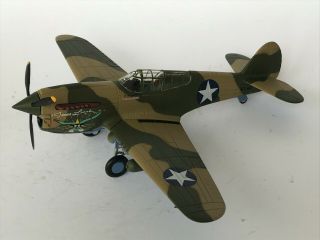 Franklin Armour 1/48 Curtiss P - 40 Warhawk Diecast Display Model.