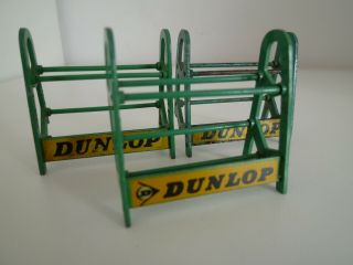 Vintage Dinky 786 Dunlop Tyre Rack Trio For Spares 1960 - 66