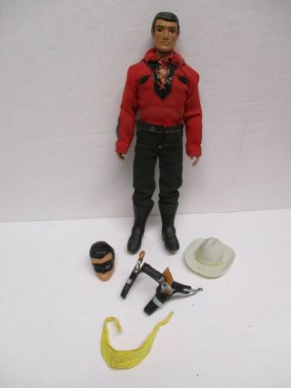 Vtg Gi Joe Defender Figure W/captain Action Outfit W/lone Ranger Outfit Hasbro