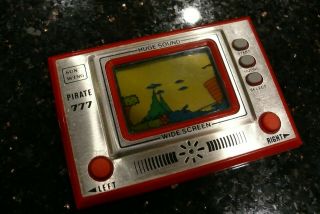 Sunwing Pirate Vintage Electronic Handheld Lcd Video Game And Watch ✨unit 2✨
