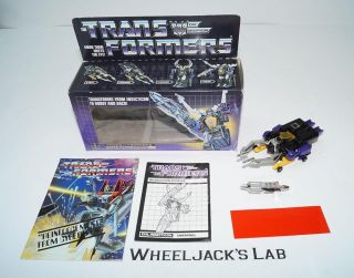 Shrapnel Mib 100 Complete B 1985 Vintage Hasbro Action Figure G1 Transformers