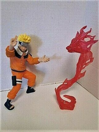 2002 Masashi Kishimoto Naruto Training A Red Dragon 7.  5 " T Action Jointed Figure