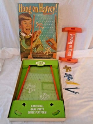 Vintage Hang On Harvey Game By Ideal Toys 1969 - 100 Complete