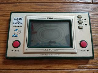 Nintendo Game And & Watch Popeye 1981 Japan Or