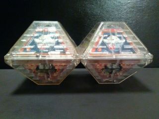 1997 Mario 64 Ball Maze Cube Pyramid Game 