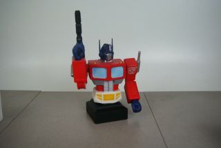 Hard Hero Transformers Optimus Prime Cold Cast Porcelain Bust 2001 Mib