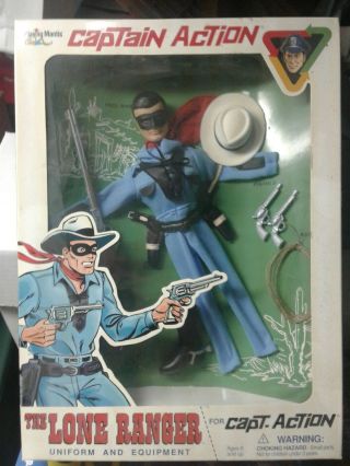 Playing Mantis Captain Action The Lone Ranger,  Blue Costume 2000