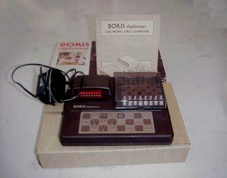 1980 Vintage Boris Diplomat Electronic Chess Computer Companion