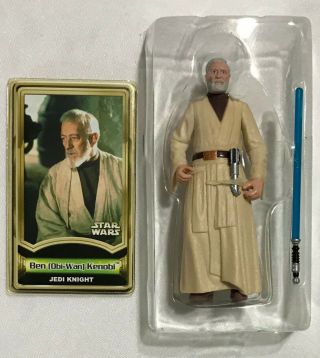 Star Wars Power Of The Jedi Jedi Knight Obi - Wan Kenobi A Hope 3.  75 " Figure