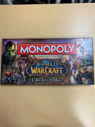 Monopoly World Of Warcraft Collector’s Edition Game Complete