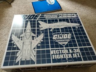 Gi Joe Con Exclusive 2017 Vector X - 36 Fighter Jet Battle Force 2000 X30 Conquest