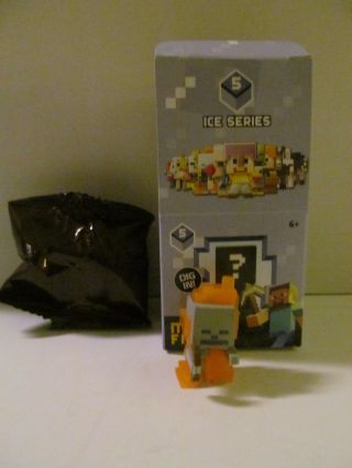 Minecraft Mini Figure - Ice Series - Series 5 - Skeleton In Flames - Open
