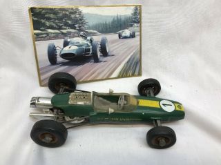 Vintage Schuco 1071 Lotus Formel 1 Germany Formula 1 Race Car Wind Up Toy