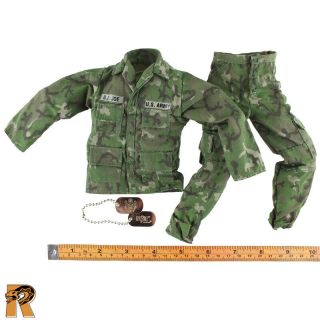 Us National Guard - Green Camo Uniform Set - 1/6 Scale - Gi Joe Action Figures