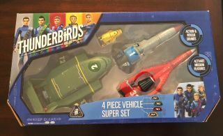 " Thunderbirds Are Go " 4 Piece Vehicle Set T - Birds 1,  2,  3,  & 4 Nisb
