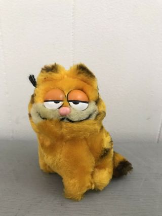 Vintage 1981 Garfield Cat Dakin 5 " Plush Stuffed Animal Toy Cartoon Comic Strip