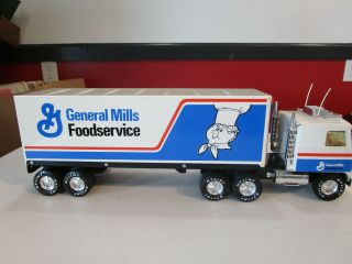Vintage Nylint Semi - Truck Trailer General Mills Foodservice