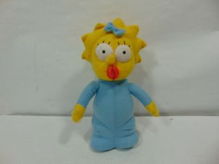2005 The Simpsons 8 " Maggie Simpson Baby Plush Figure Doll Toy Nanco
