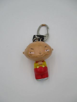 Family Guy Stewie Basic Fun Keychain Figure 2006