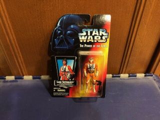 Star Wars Power Of The Force - Luke Skywalker X - Wing By Kenner