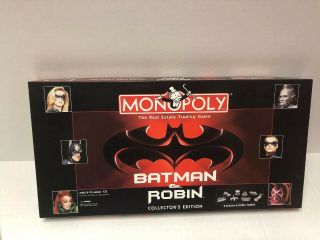 Monopoly Batman And Robin Collectors Edition (oar74)