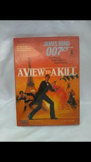 James Bond 007: A View To A Kill Board Game