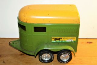 Vintage 70’s Nylint Stables Horse Trailer