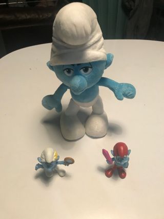 The Smurfs Grouchy Smurf Plush Doll (figures Not)