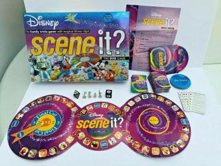 Disney Scene It Dvd Trivia Board Game 2004 Retired 100 Complete Mattel 1st Edt.