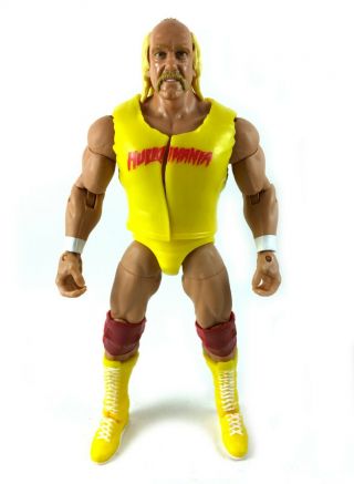 Hulk Hogan Wwe Mattel Elite Defining Moments Action Figure W Shirt Wwf Flashback